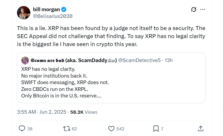 Luật sư Bill Morgan khẳng định