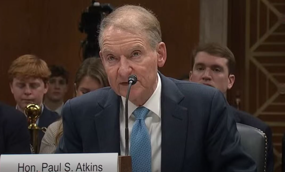 Paul Atkins phát biểu trước Tiểu ban Tài chính của Thượng viện về Dịch vụ Tài chính