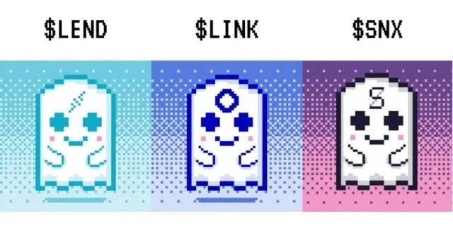 Aavegotchi được đồng coin/token nào “backed” thì nó sẽ hiển thị trên đầu logo của coin đó Aavegotchi được đồng coin/token nào “backed” thì nó sẽ hiển thị trên đầu logo của coin đó