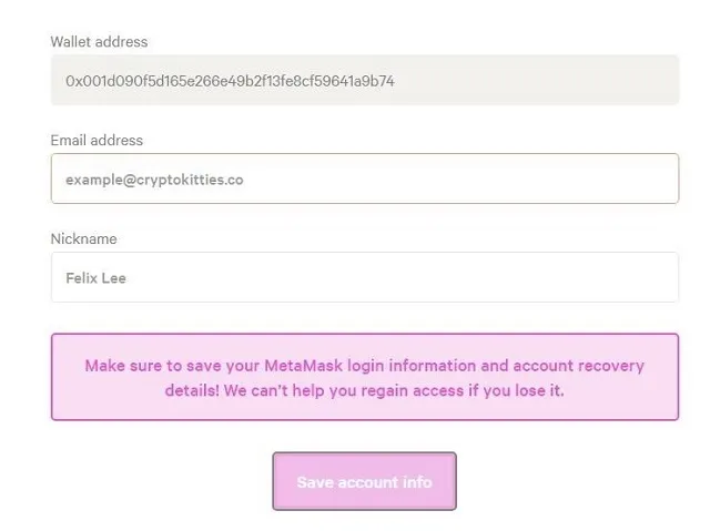 Cách thức tạo tài khoản CryptoKitties nhanh chóng, đơn giản