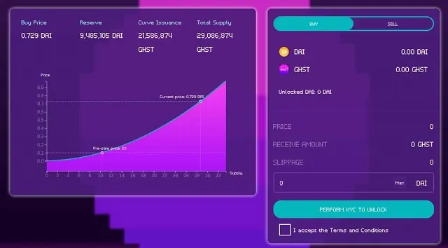 GHST sẽ được bán theo 2 giai đoạn chính đó chính là thông qua sự kiện là phân phối token GHST sẽ được bán theo 2 giai đoạn chính đó chính là thông qua sự kiện là phân phối token