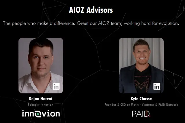 Partnership và Investor - Đối tác và nhà đầu tư của AIOZ Network hiện nay Partnership và Investor - Đối tác và nhà đầu tư của AIOZ Network hiện nay