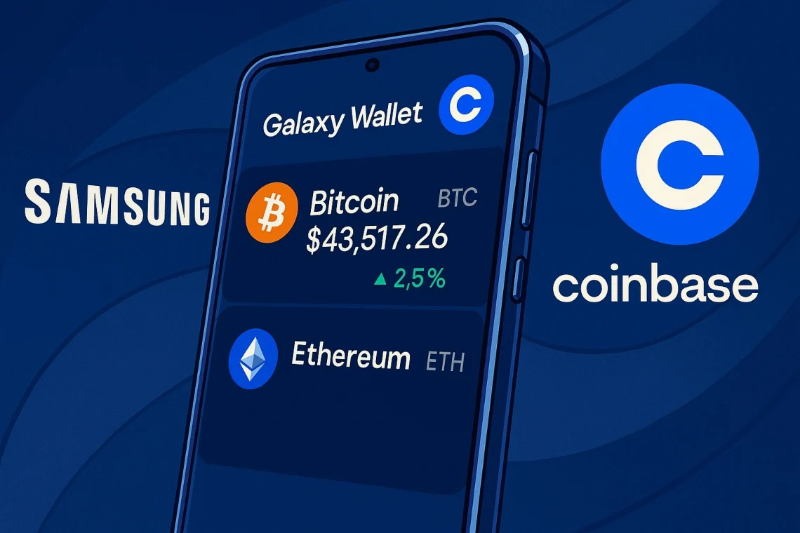 Samsung bắt tay với Coinbase