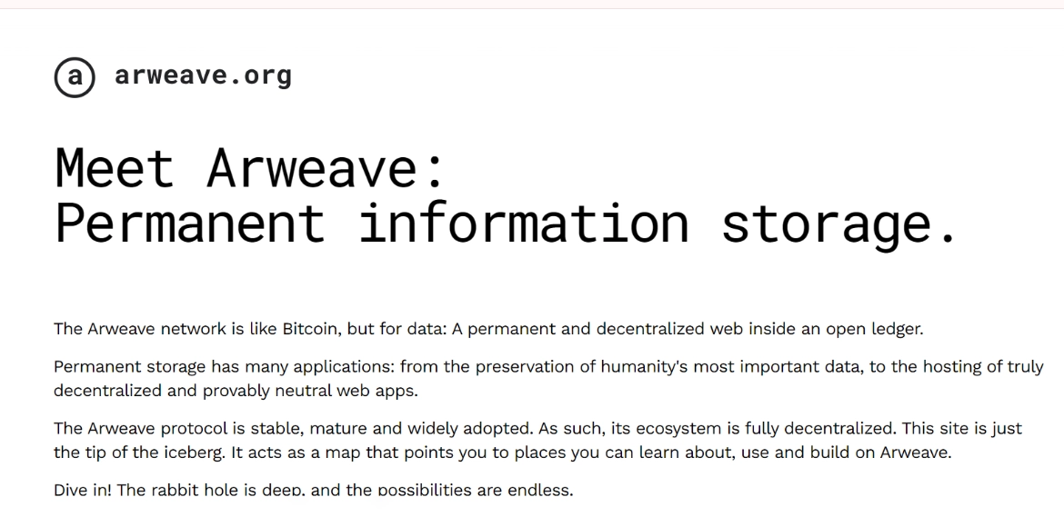 Arweave (AR) là gì?