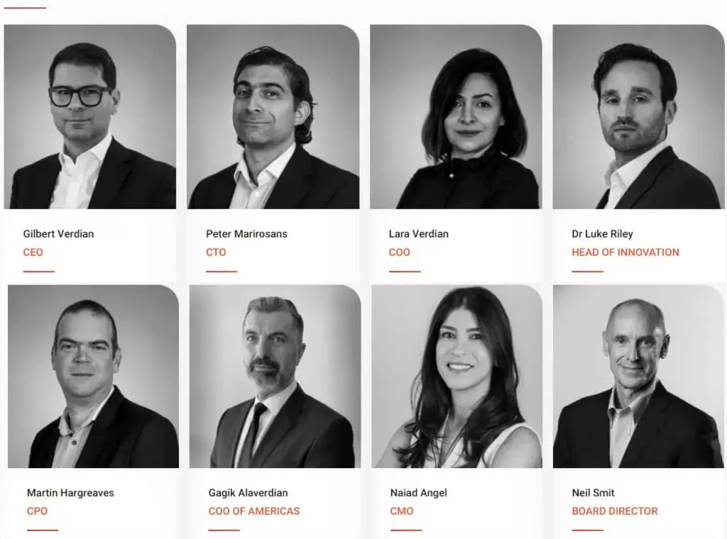 Đội ngũ sáng lập của Quant