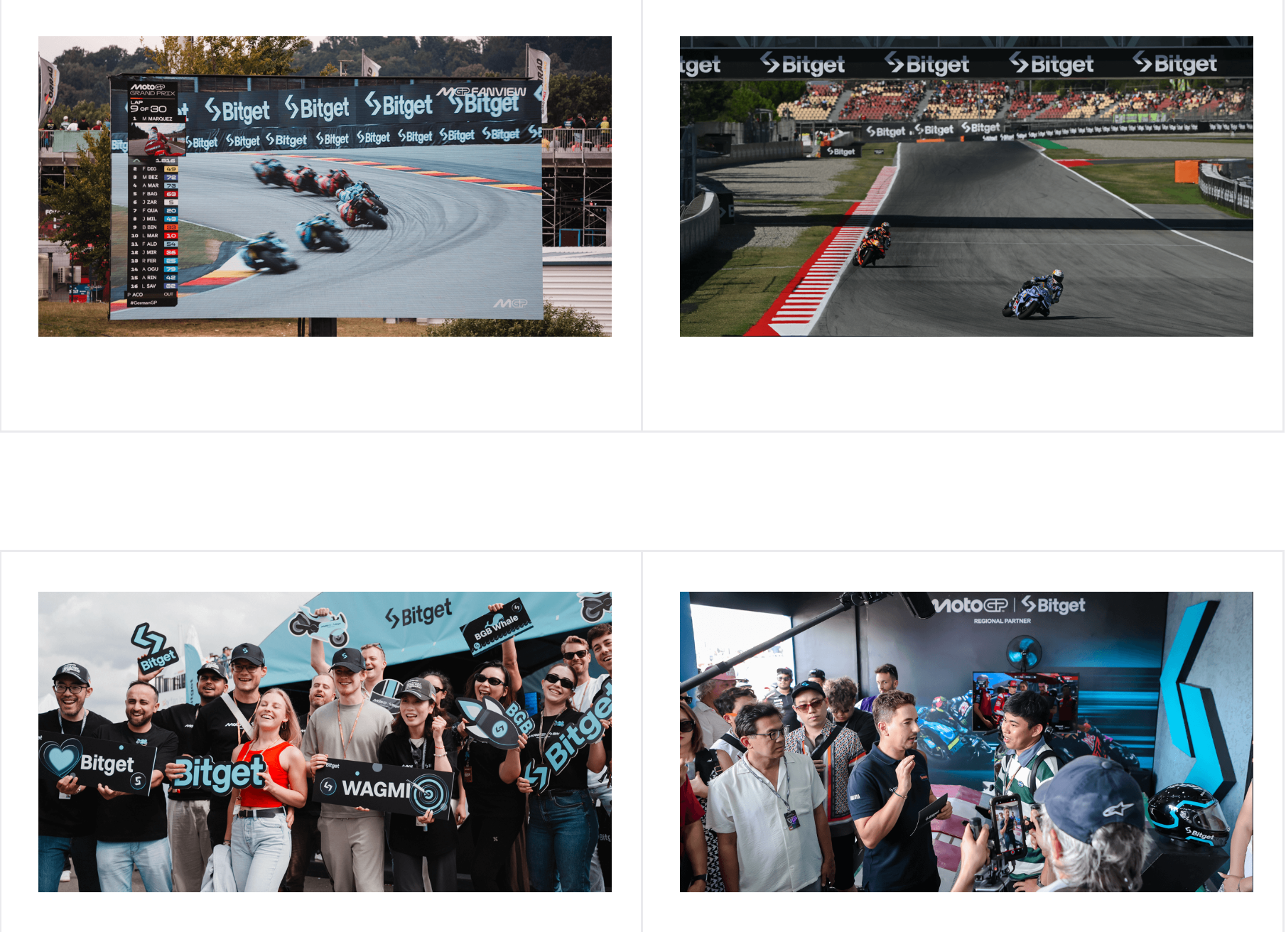 Hiện diện của Bitget trong các hoạt động