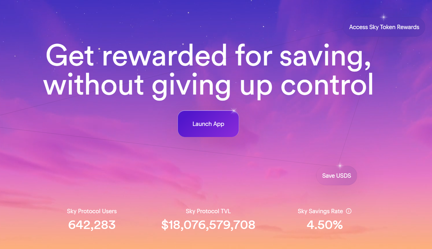 TVL của SKY là hơn 18 tỷ USD