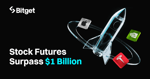 US Stock Futures trên Bitget đã vượt 1 tỷ USD