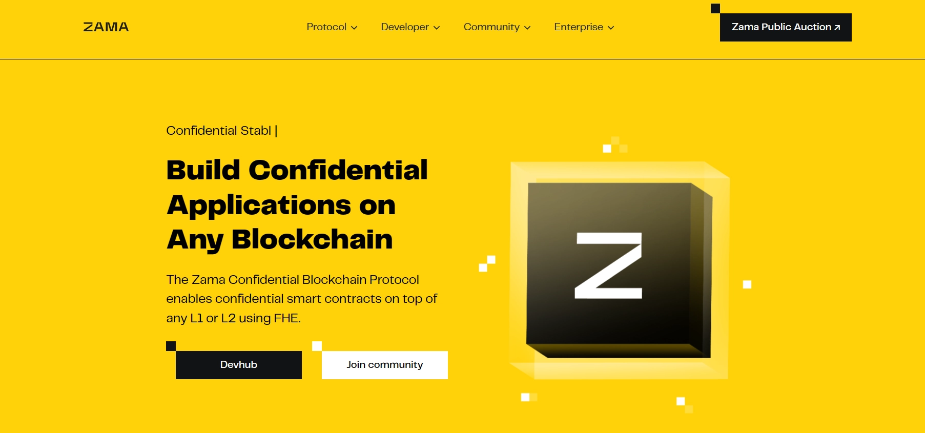 Zama (ZAMA) là gì? Tìm hiểu dự án FHE chuyên về AI và Privacy 2 Zama (ZAMA) là gì?