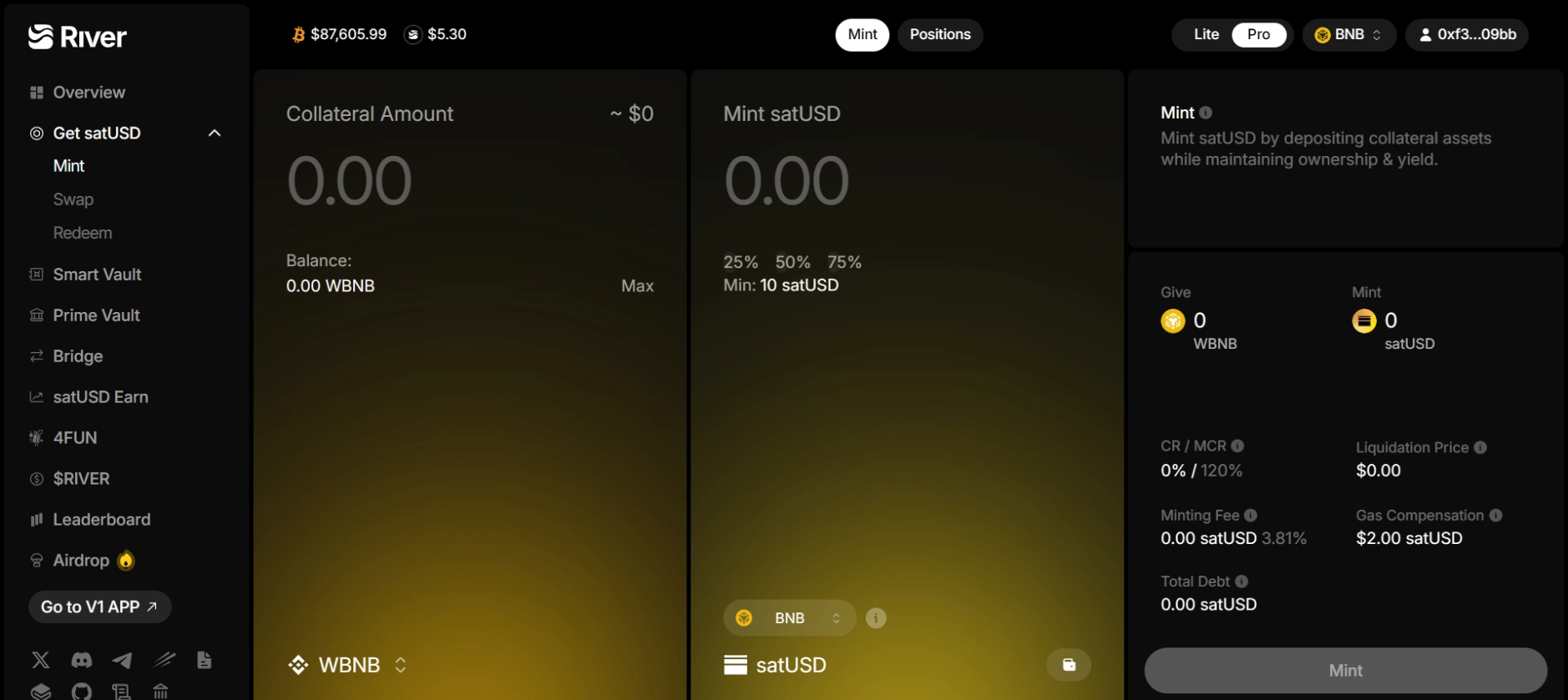 River (RIVER) là gì? Tìm hiểu dự án phát triển satUSD trên BNB Chain 3 satUSD+