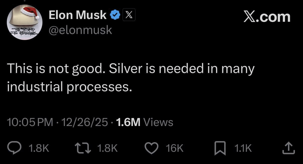 Bài đăng của Elon Musk