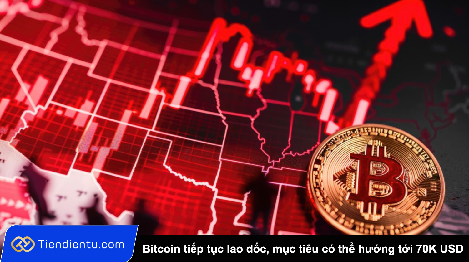 Giá Bitcoin tiếp tục lao dốc, mục tiêu có thể hướng tới 70K USD
