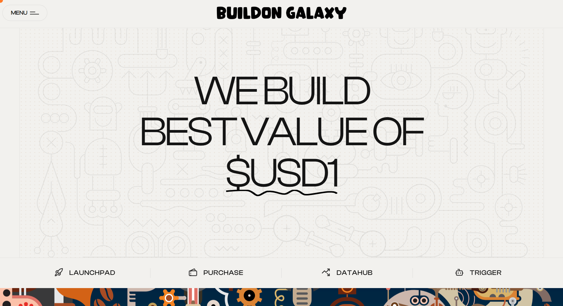 Giao diện trang chủ BUILDon (B) là gì