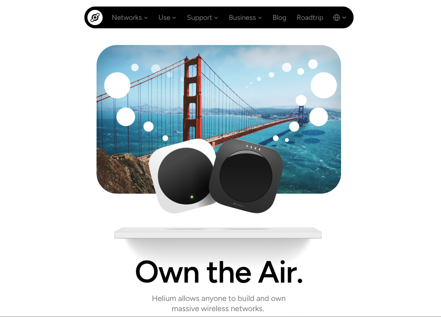 Giao diện trang chủ Helium là gì