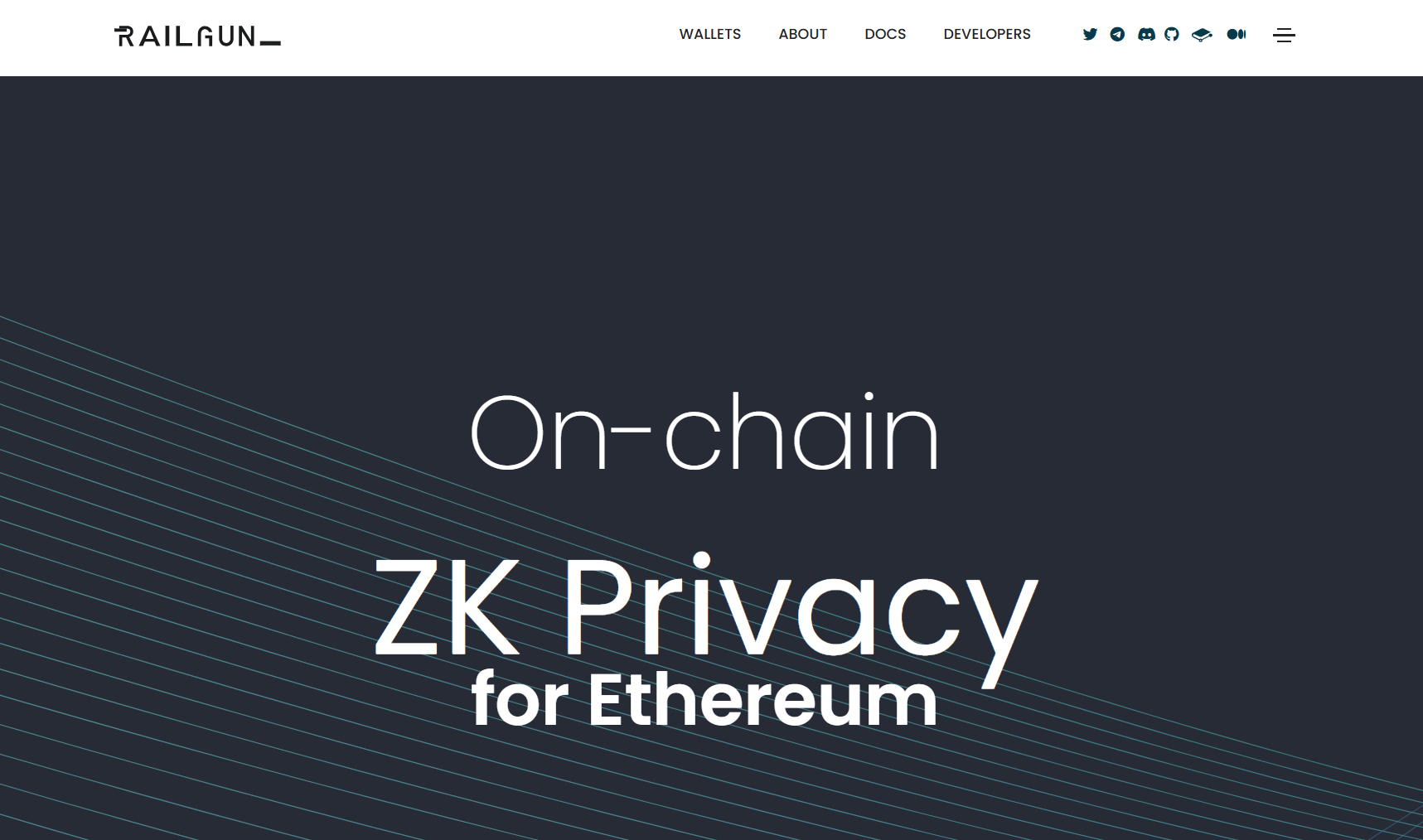 Giao diện trang chủ RAILGUN (RAIL) là gì