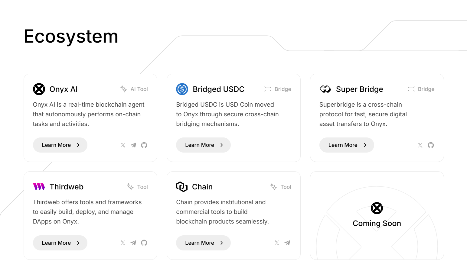 Hệ sinh thái Onyx