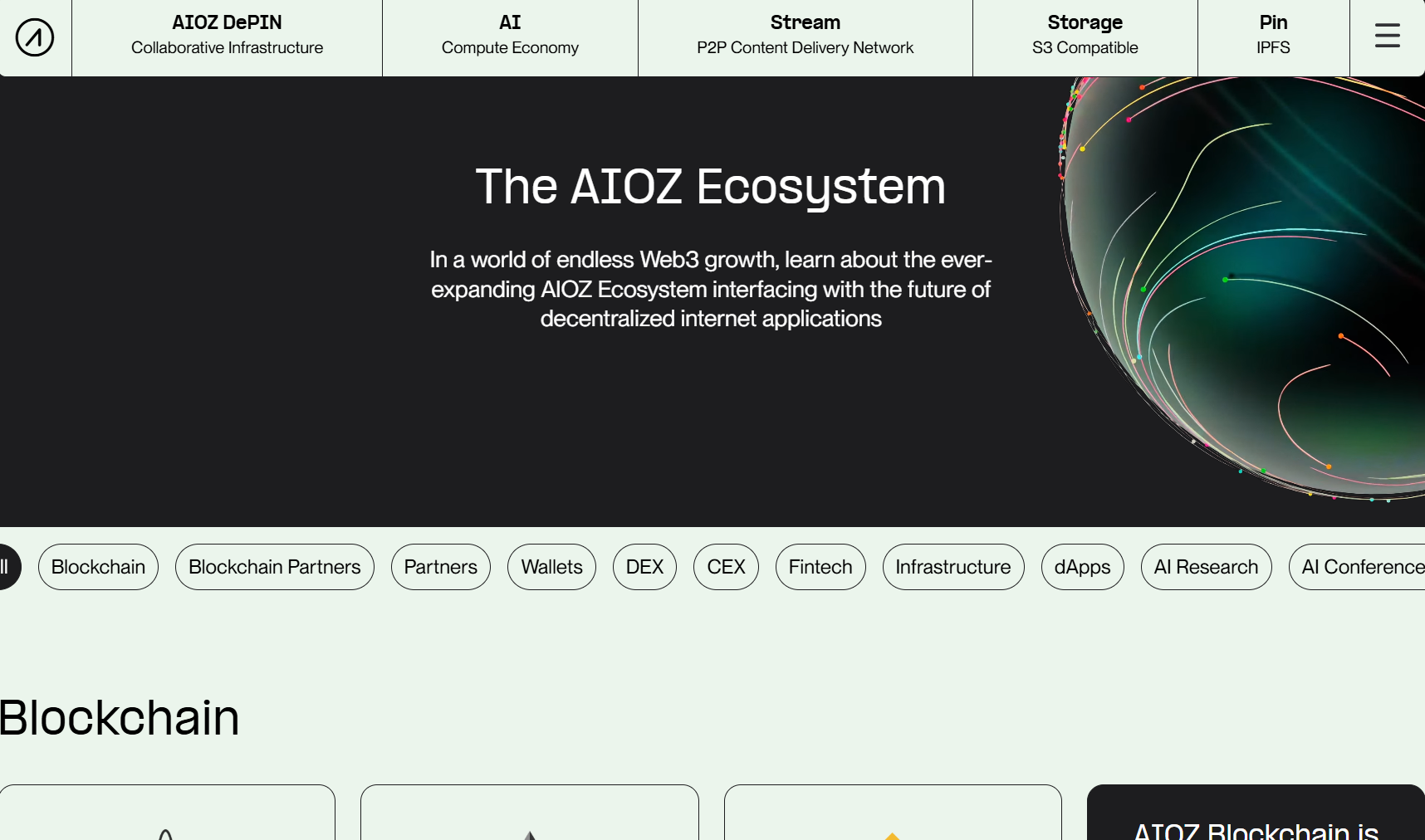 Hệ sinh thái và sản phẩm của AIOZ