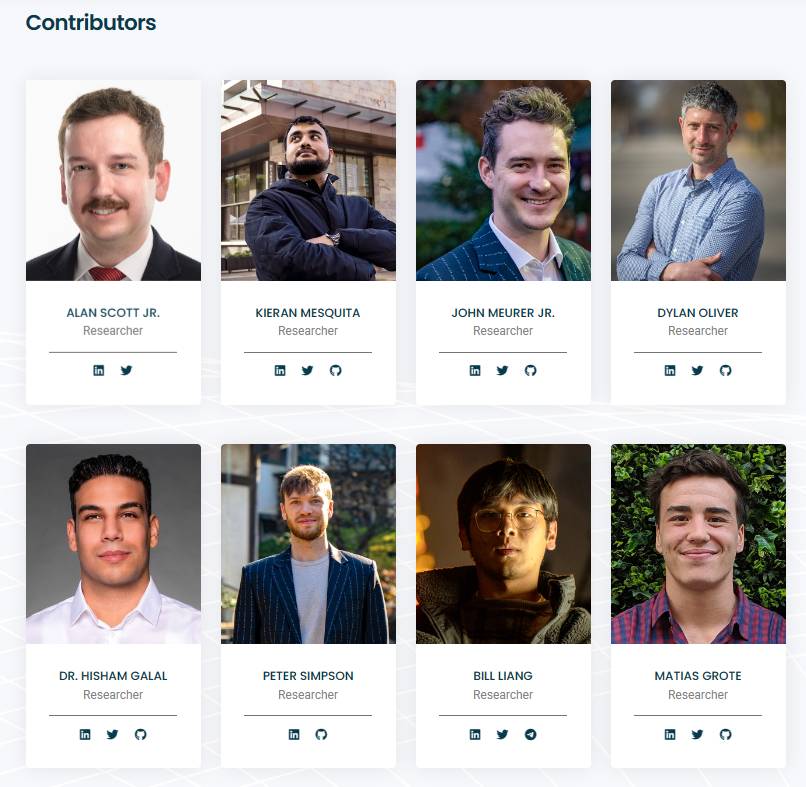 Những người phát triển chính của RAILGUN