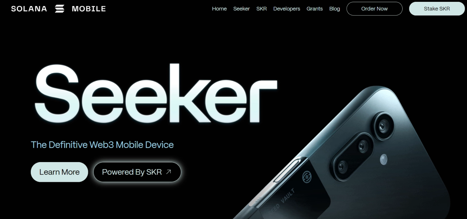 Seeker Mobile (SKR) là gì? Mẫu điện thoại dành tiêng cho hệ sinh thái Solana 2 Seeker Mobile (SKR) là gì?