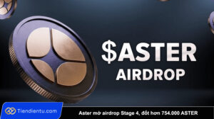 Aster mo airdrop Stage 4 dot hon 754.000 ASTER khi nguoi dung bat dau claim som