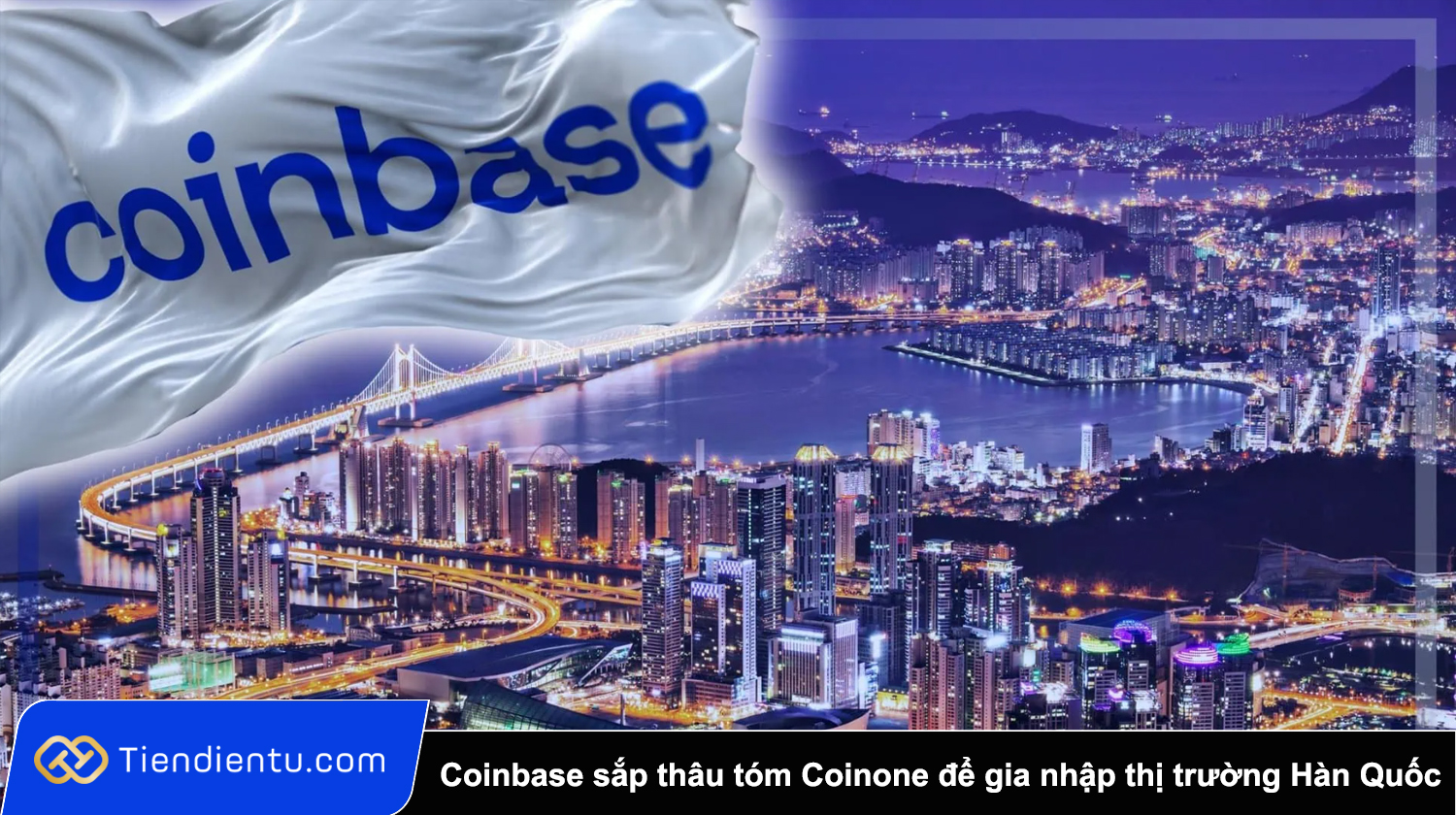 Coinbase sap thau tom Coinone de gia nhap thi truong Han Quoc