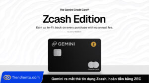 Gemini ra mắt thẻ tín dụng Zcash, hoàn tiền bằng ZEC
