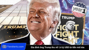 Gia dinh ong Trump thu ve 14 ty USD tu tien ma hoa chi trong mot nam