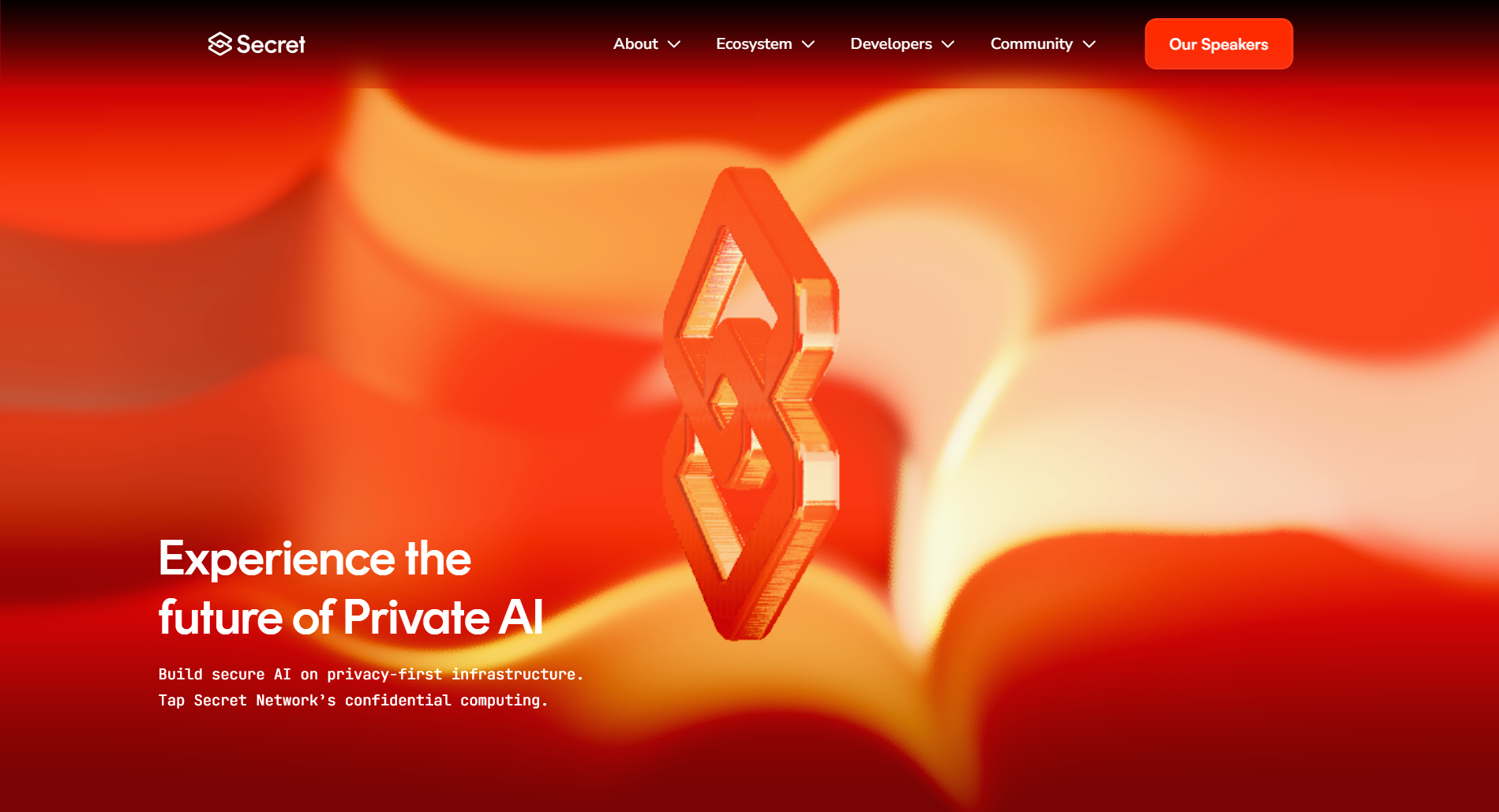 Secret Network (SCRT) là gì? Toàn tập về nền tảng blockchain bảo mật và SCRT coin 2 Giao diện trang chủ Secret Network (SCRT) là gì