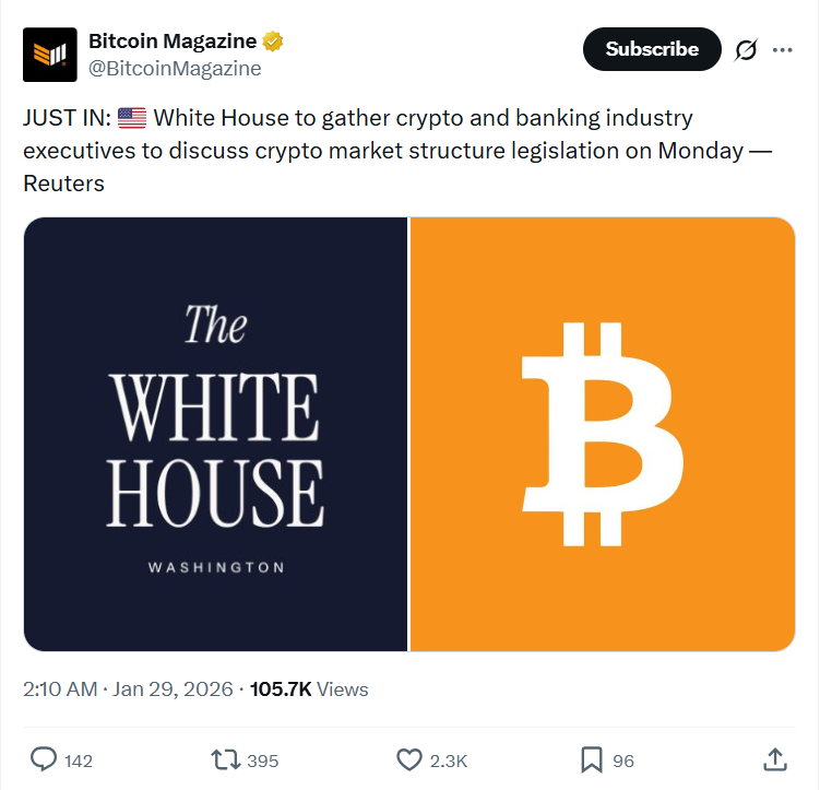 Nhà Trắng mở cuộc họp giữa ngân hàng và các công ty crypto để bàn luật stablecoin 2 Thông tin từ Bitcoin Magazine