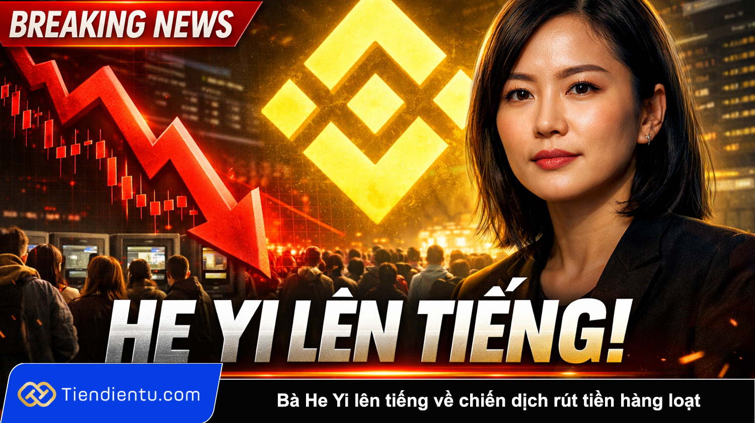 Ba He Yi len tieng ve chien dich rut tien hang loat tren Binance
