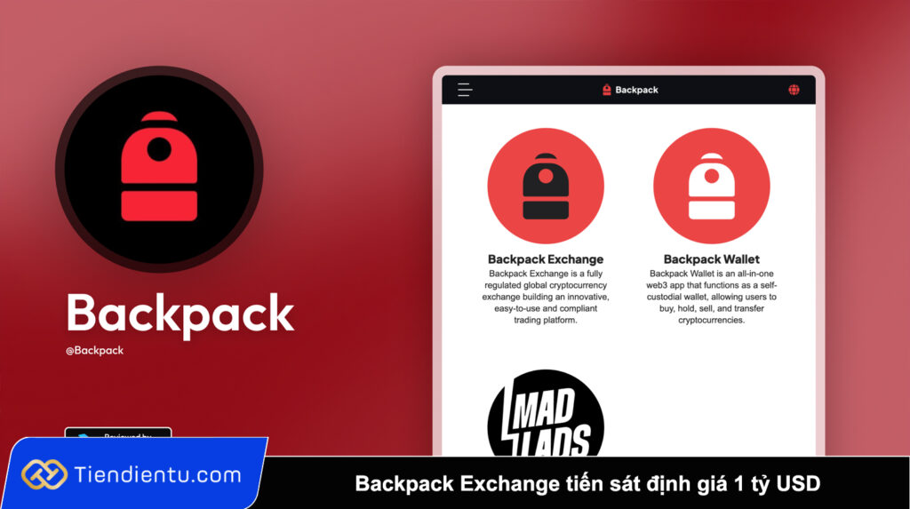 Backpack Exchange tien sat dinh gia 1 ty USD sau khi cong bo tokenomics gan voi IPO