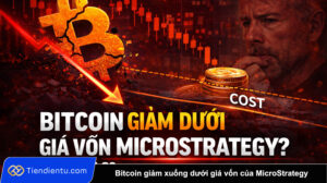 Bitcoin giam xuong duoi gia von cua MicroStrategy