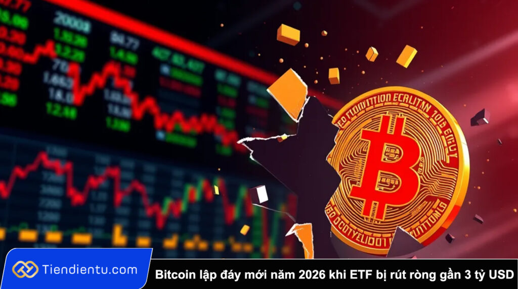Bitcoin lap day moi nam 2026 khi ETF bi rut rong gan 3 ty USD