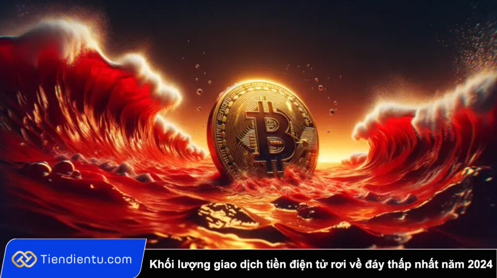 Khoi luong giao dich tien dien tu roi ve day thap nhat nam 2024