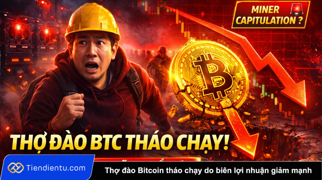 Tho dao Bitcoin thao chay do bien loi nhuan giam manh