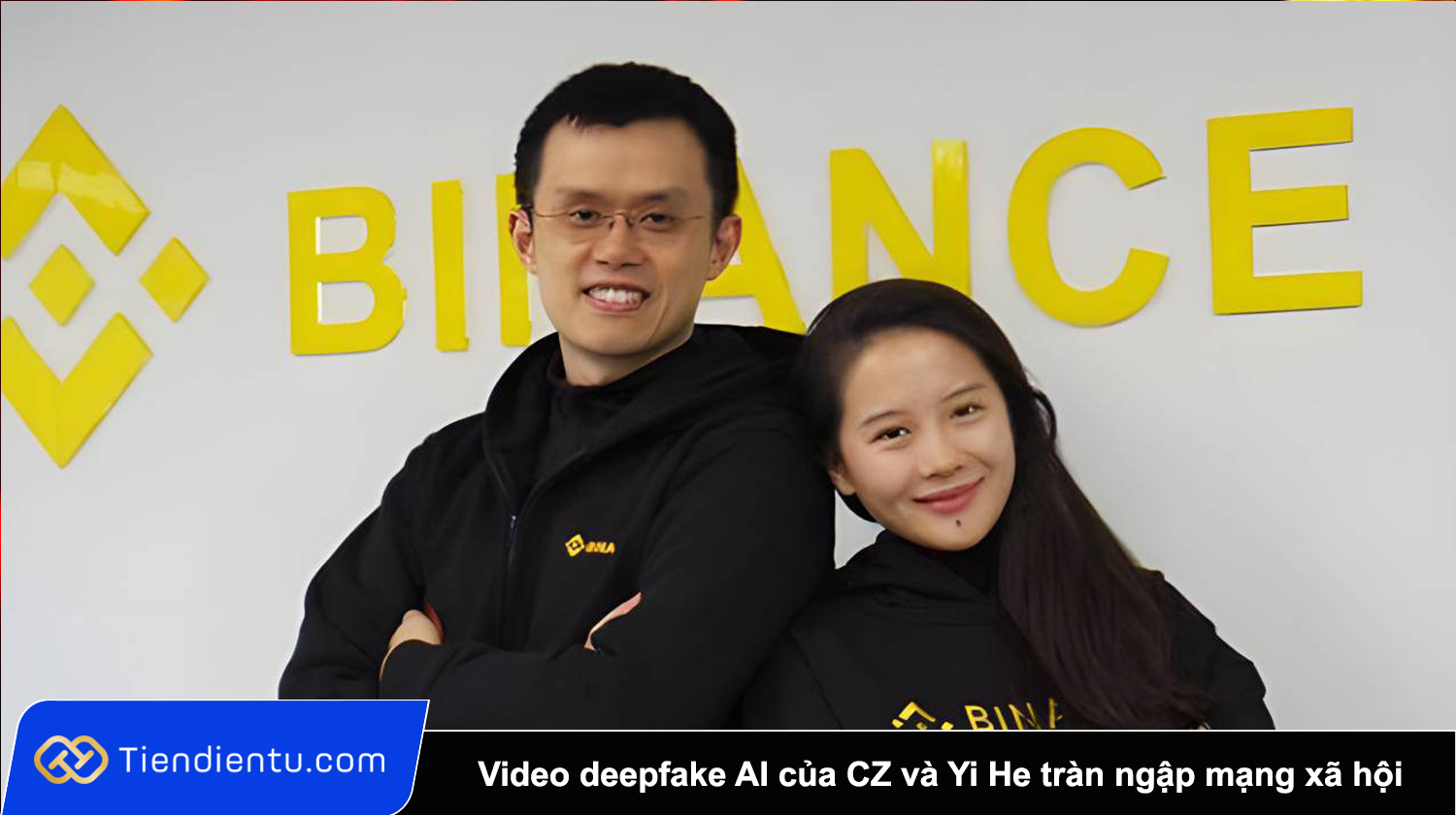 Video deepfake AI cua CZ va Yi He tran ngap mang xa hoi