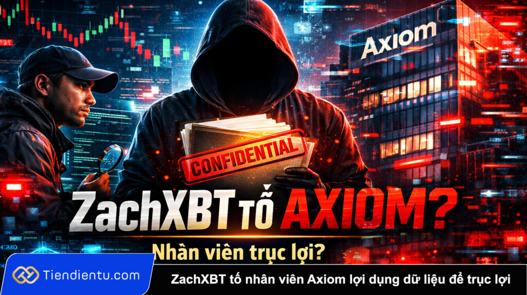 ZachXBT to nhan vien Axiom loi dung du lieu noi bo de truc loi