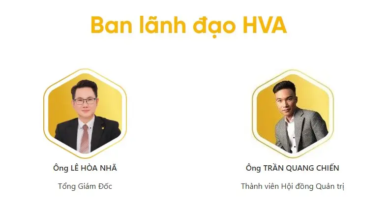 Ban lãnh đạo HVA.