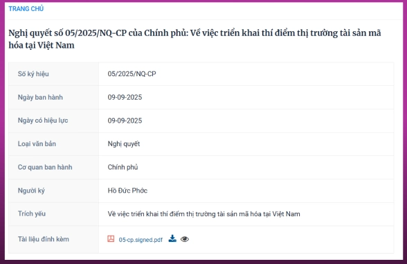 Nghị quyết 05/2025/NQ-CP