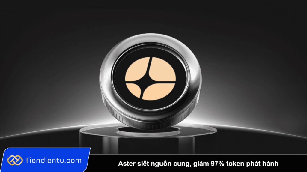 Aster siet nguon cung giam 97 token phat hanh