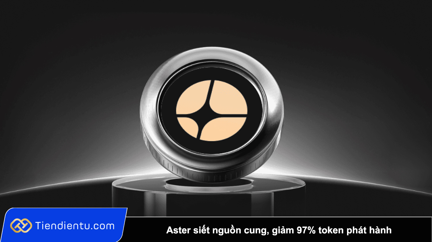 Aster siet nguon cung giam 97 token phat hanh