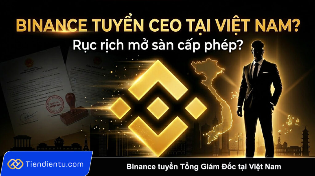 Binance tuyen Tong Giam Doc tai Viet Nam ruc rich mo san cap phep