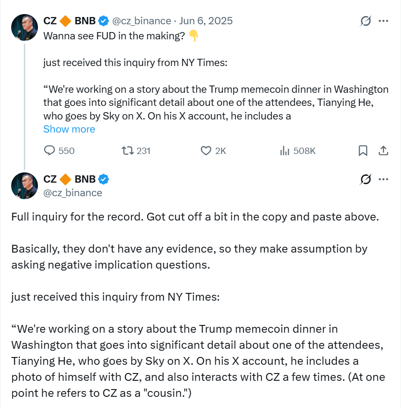 CZ khẳng định Mỹ sẽ là thủ phủ crypto trong tương lai