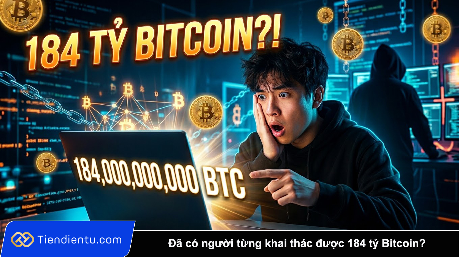 Da co nguoi tung khai thac duoc 184 ty Bitcoin