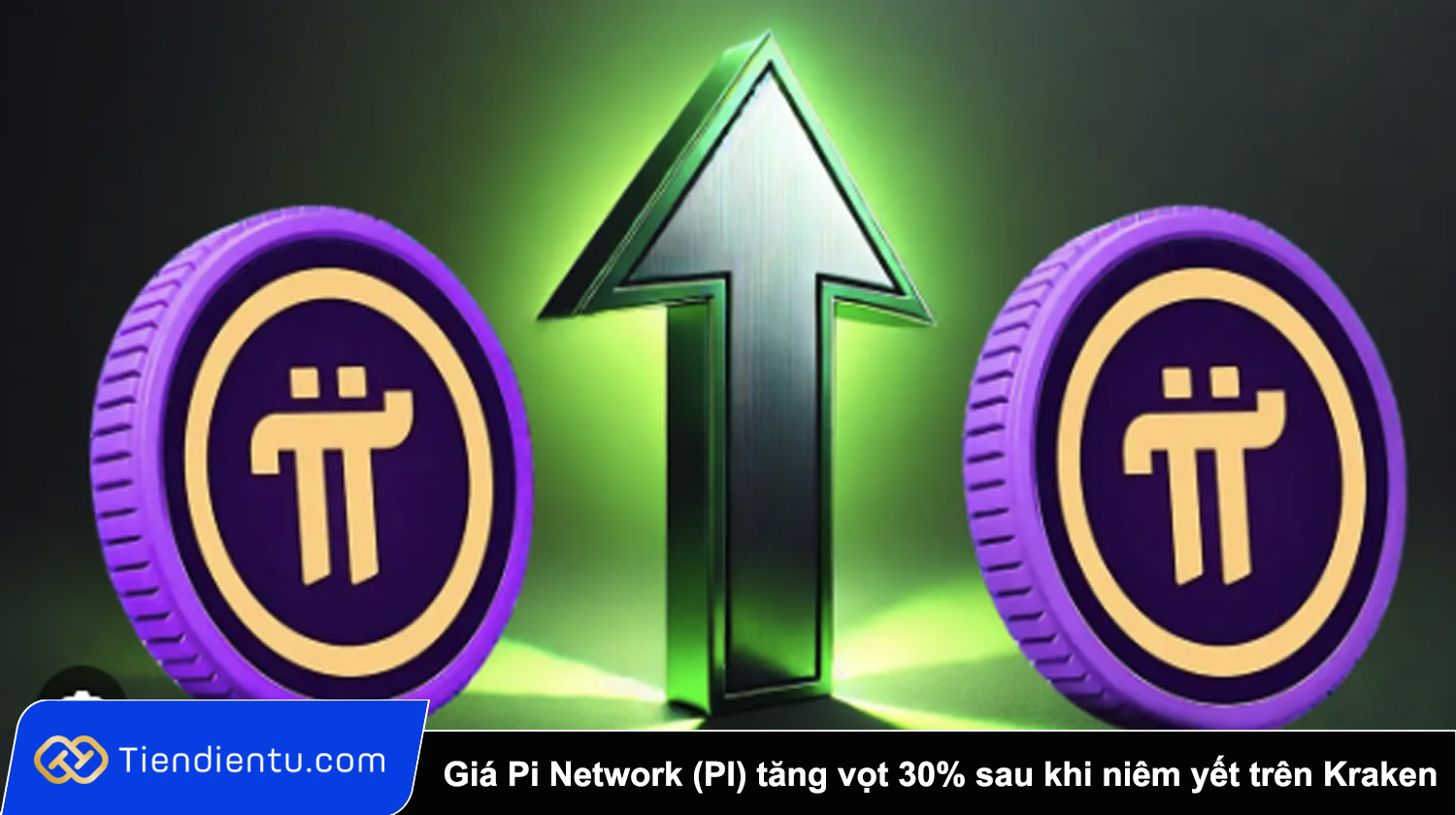 Gia Pi Network PI tang vot 30 sau khi niem yet tren Kraken