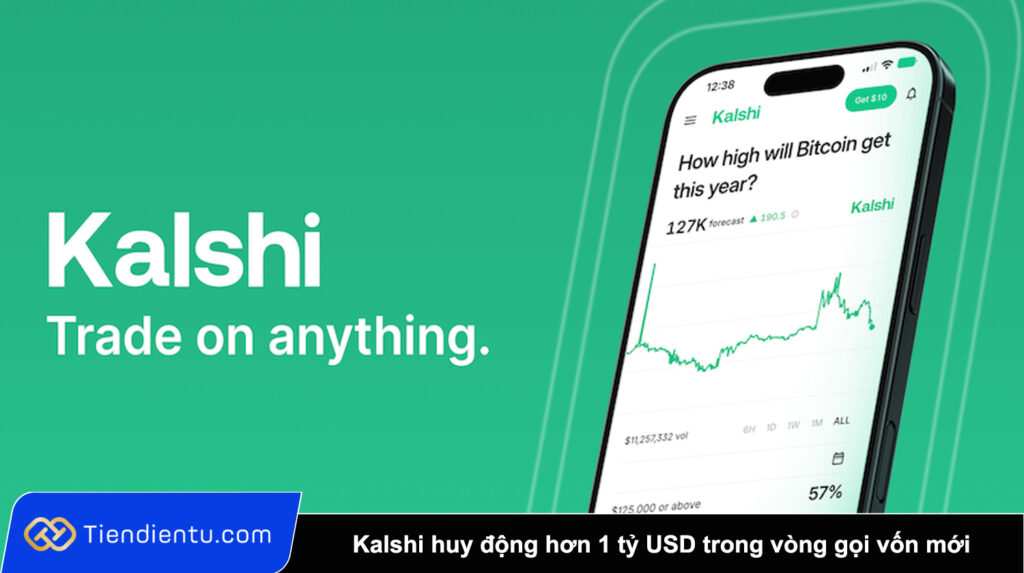 Kalshi huy dong hon 1 ty USD trong vong goi von moi