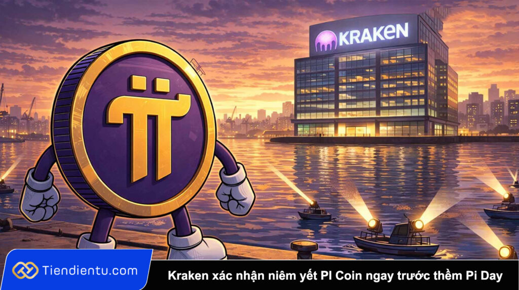 Kraken xac nhan niem yet PI Coin ngay truoc them Pi Day