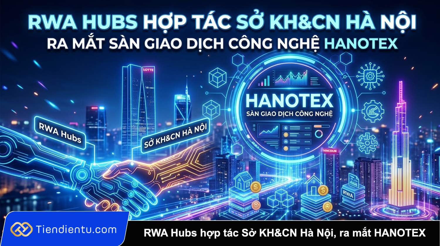 RWA Hubs hop tac So KHCN Ha Noi ra mat san giao dich cong nghe HANOTEX