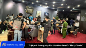 Triet pha duong day lua dao tien dien tu qua app Merry Trade