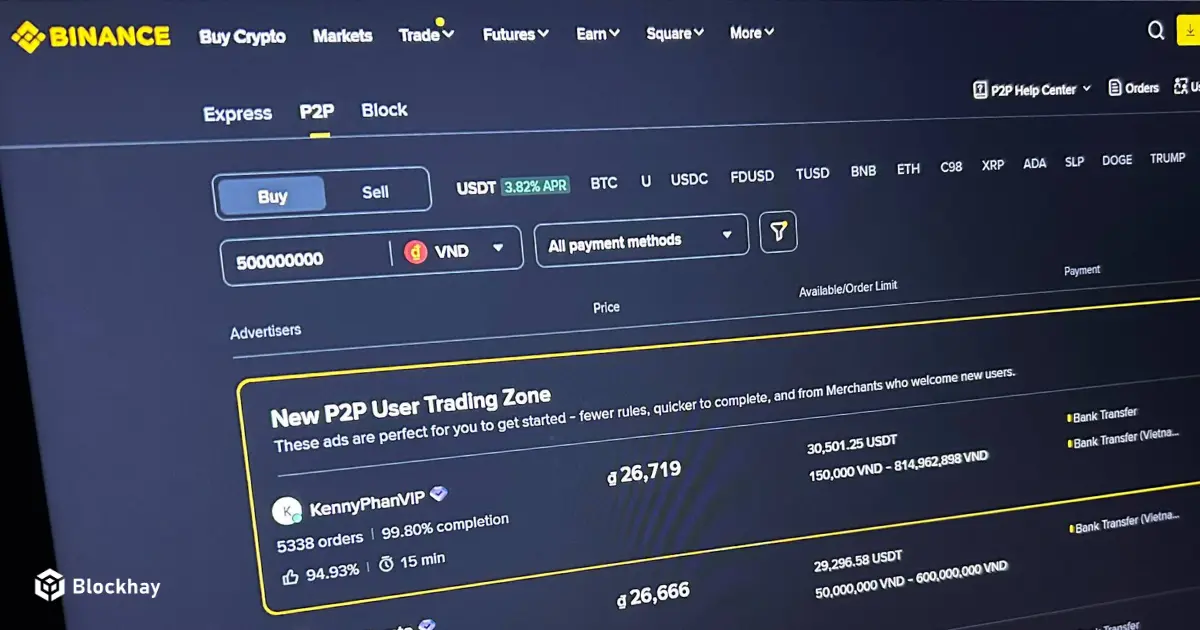 Những lưu ý khi giao dịch P2P trên 500 triệu đồng